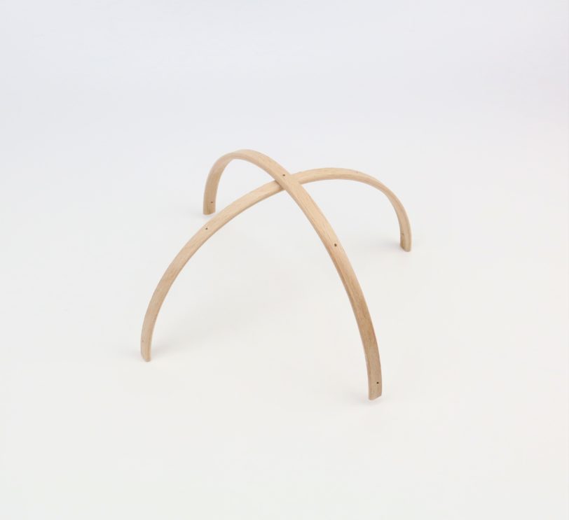 Bögen aus Holz Holzbogen Zubehör für Baby Deko Mobile basteln DIY 20 cm Bausatz 