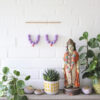 boobies wallhanging mobile aus Filzkugeln