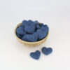 Herzen aus Filz Farbe dunkelblau