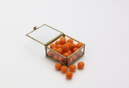Filzkugeln 1cm Farbe orange