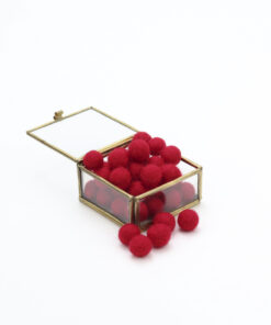 Filzkugeln 1cm Farbe rot