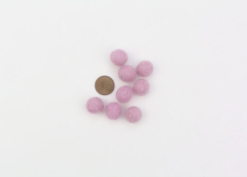 Filzkugeln 1cm Farbe rosa