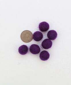 Filzkugeln 1cm Farbe violett