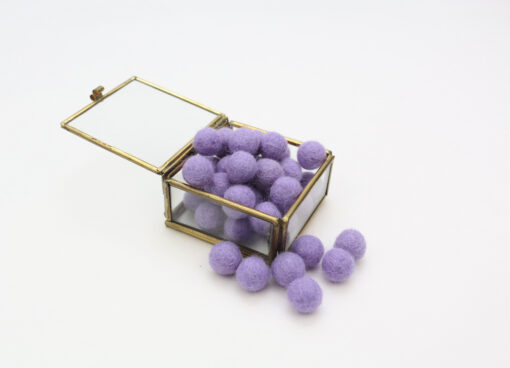 Filzkugeln 1cm Farbe blassflieder