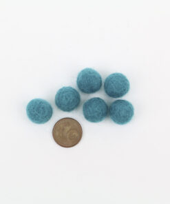 Filzkugeln 1cm Farbe petrol