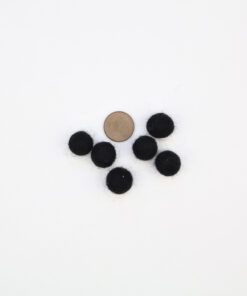 Filzkugeln 1cm Farbe schwarz