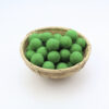 Filzkugeln Größe 2,5 cm Farbe grasgrün