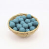 Filzkugeln Größe 2,5 cm Farbe blau-grün