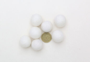 Filzkugeln Größe 2,5 cm Farbe weiß