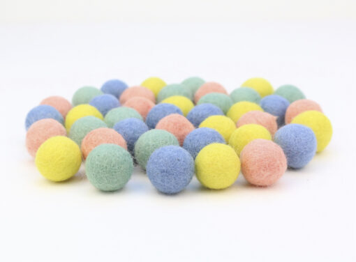 Filzkugel Mix Pastell