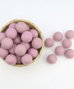 Filzkugeln Größe 3 cm Farbe altrosa