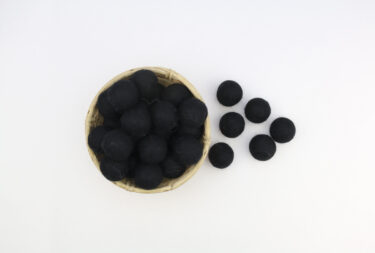 Filzkugeln Größe 3 cm Farbe schwarz