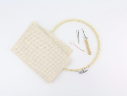 punchneedle lavor diy set stickrahmen garnstärken 1 - 4 mm